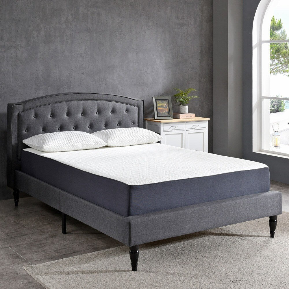 Materasso in memory foam gel Dahlia da 10,5 pollici e set letto regolabile Classic Brands