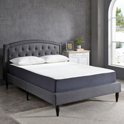 Materasso in memory foam gel Dahlia da 10,5 pollici e set letto regolabile Classic Brands