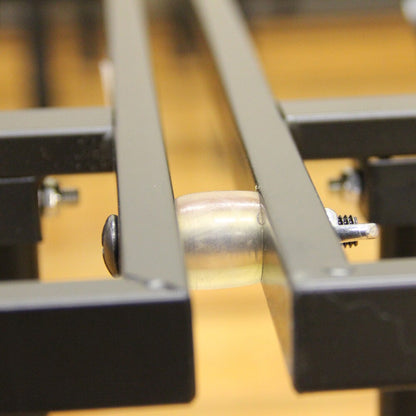 PostureLoft Hercules Fondotinta Regolabile in Metallo Resistente di Dimensioni Standard - Nero