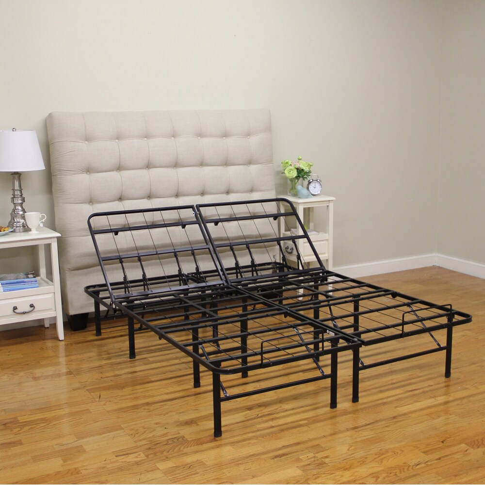 PostureLoft Hercules Fondotinta Regolabile in Metallo Resistente di Dimensioni Standard - Nero