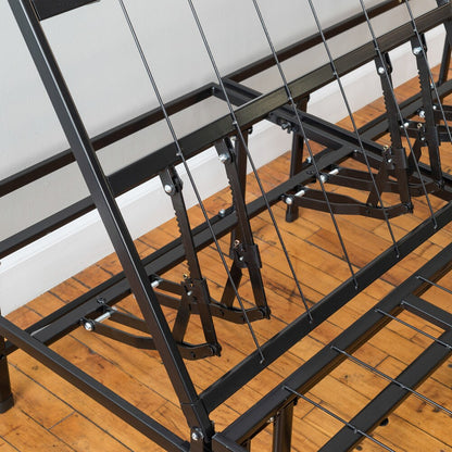 PostureLoft Hercules Fondotinta Regolabile in Metallo Resistente di Dimensioni Standard - Nero