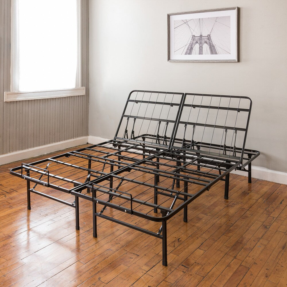 PostureLoft Hercules Fondotinta Regolabile in Metallo Resistente di Dimensioni Standard - Nero