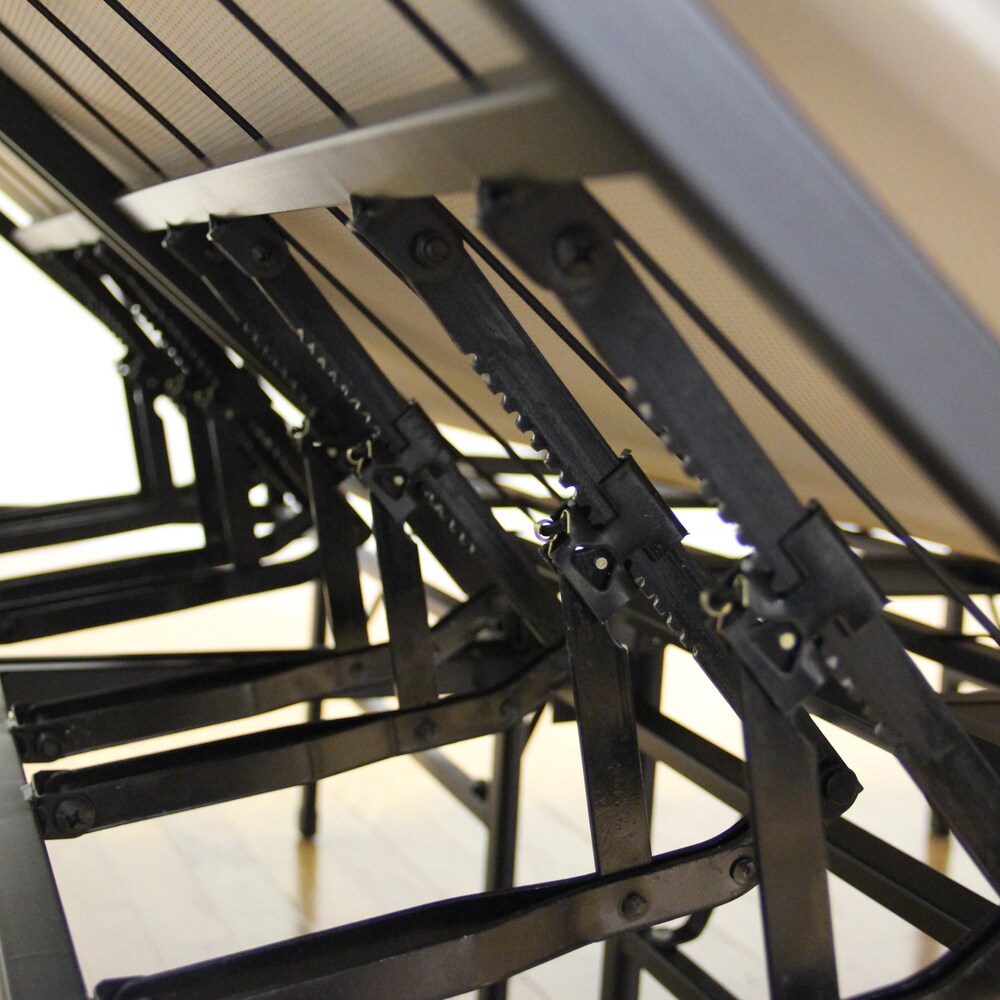 PostureLoft Hercules Fondotinta Regolabile in Metallo Resistente di Dimensioni Standard - Nero