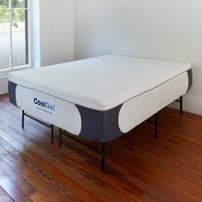 Materasso e struttura in memory foam Cool Gel da 14 pollici Classic Brands Milan con cuscino