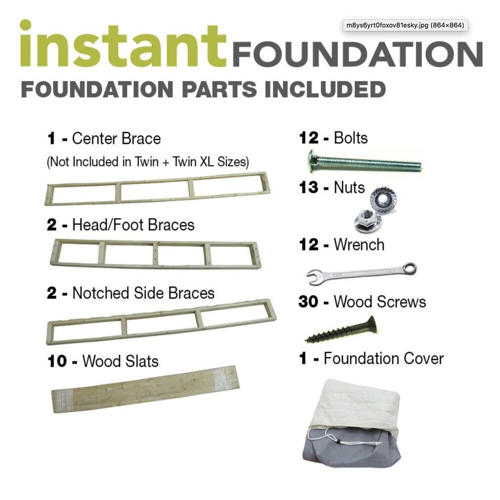 Fondotinta per materasso Somerset da 8 pollici di Classic Brands
