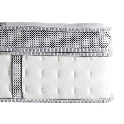 Materasso Classic Brands Summerville Hybrid Eurotop da 14 pollici - Bianco