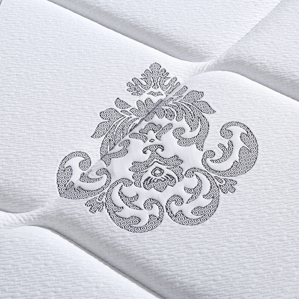 Materasso Classic Brands Summerville Hybrid Eurotop da 14 pollici - Bianco