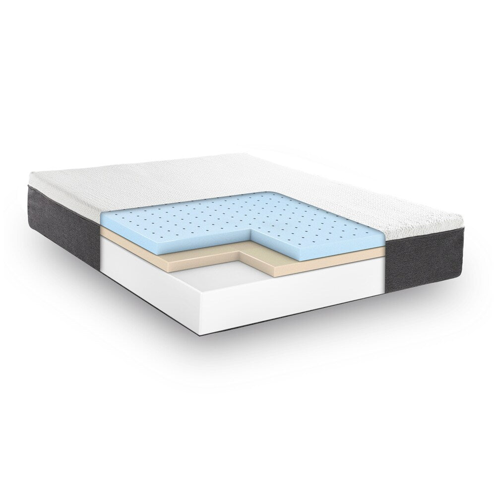 Materasso in memory foam Cool Gel ventilato da 12 pollici di Classic Brands