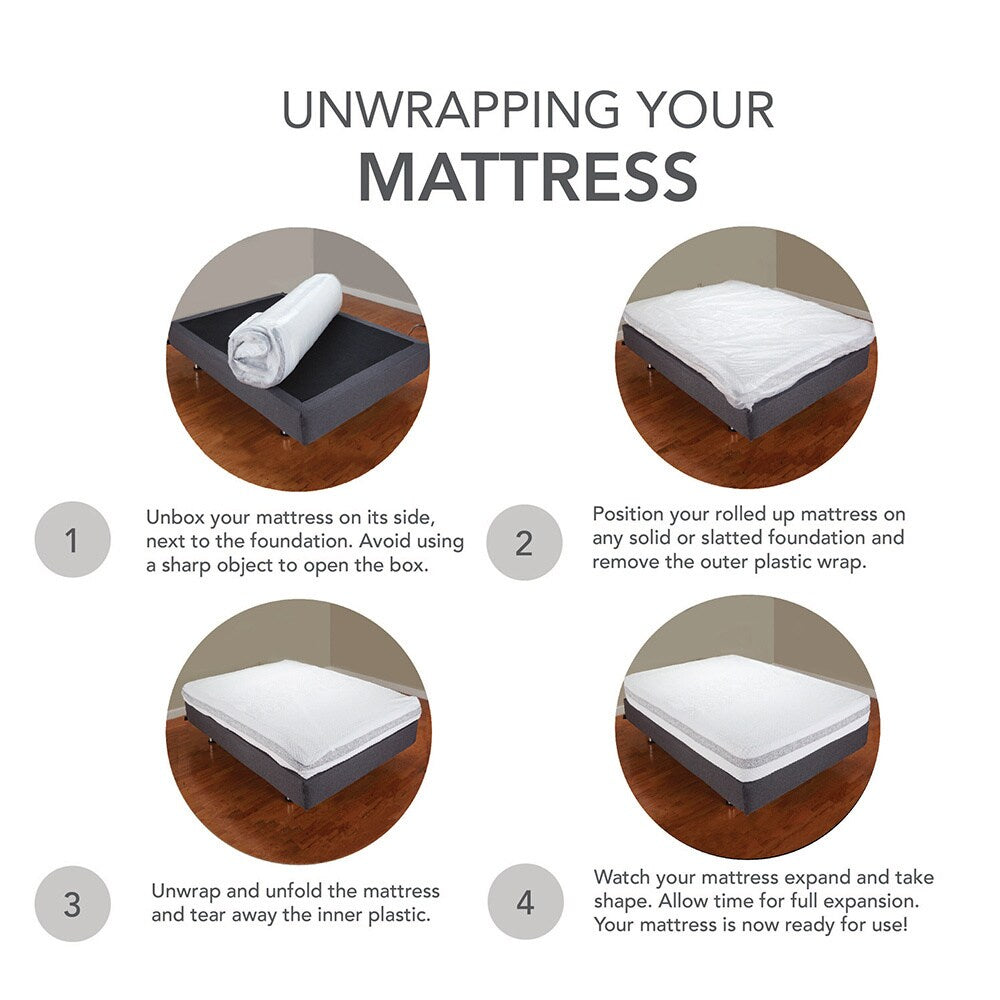 Materasso in memory foam ventilato Postureloft Classic da 12 pollici Cal King-size