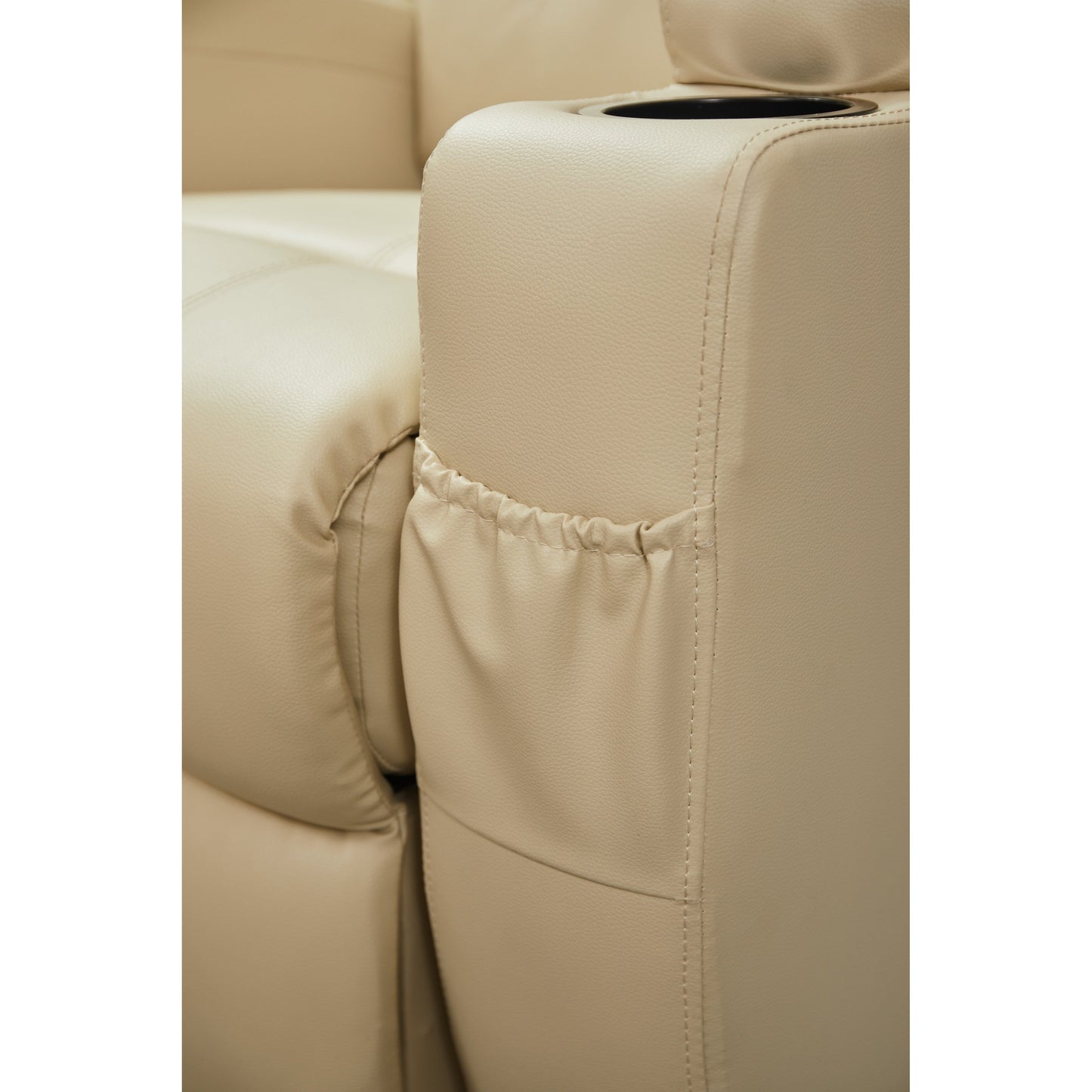 Poltrona reclinabile elettrica in pelle PU per anziani