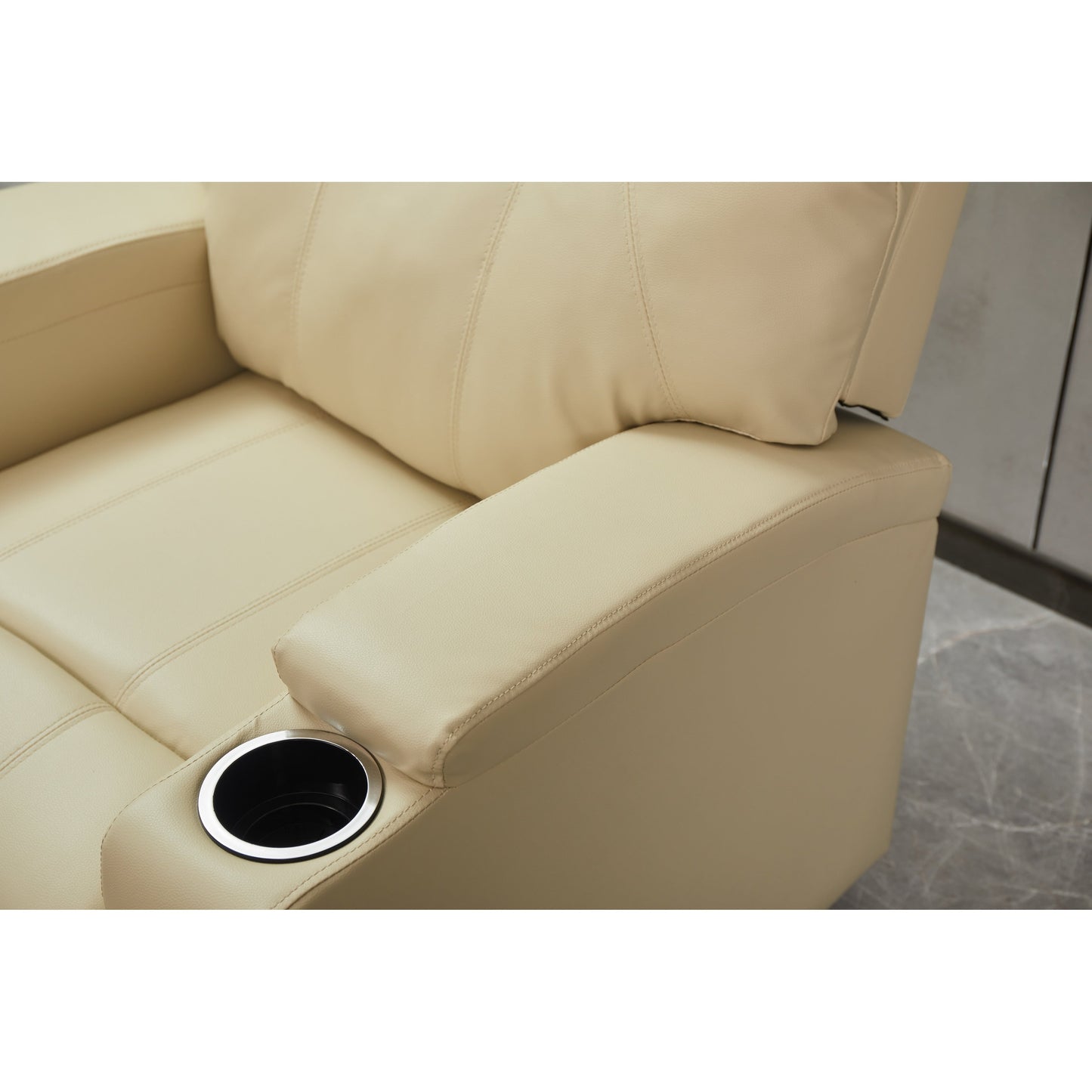 Poltrona reclinabile elettrica in pelle PU per anziani