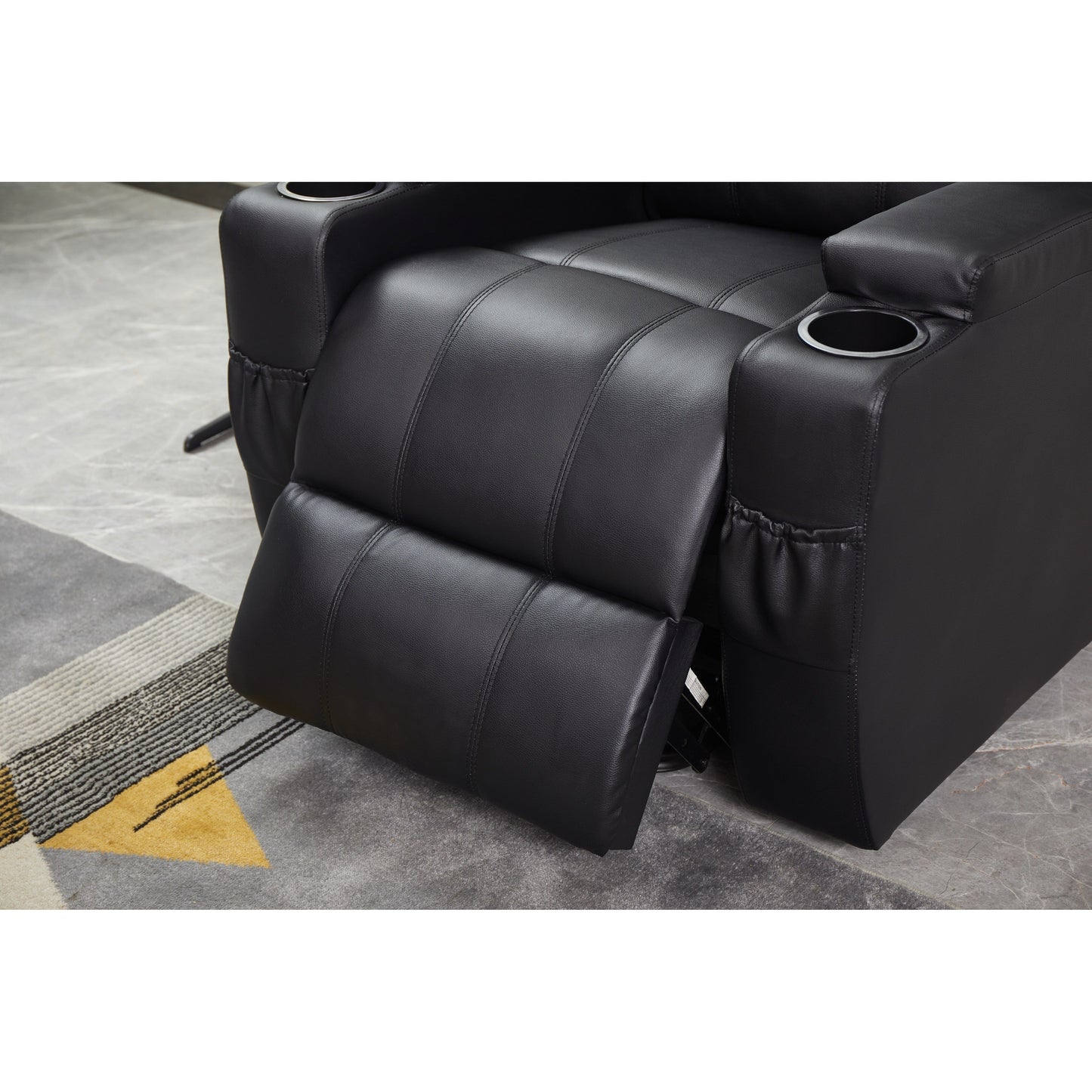 Poltrona reclinabile elettrica in pelle PU per anziani