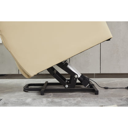 Poltrona reclinabile elettrica in pelle PU per anziani