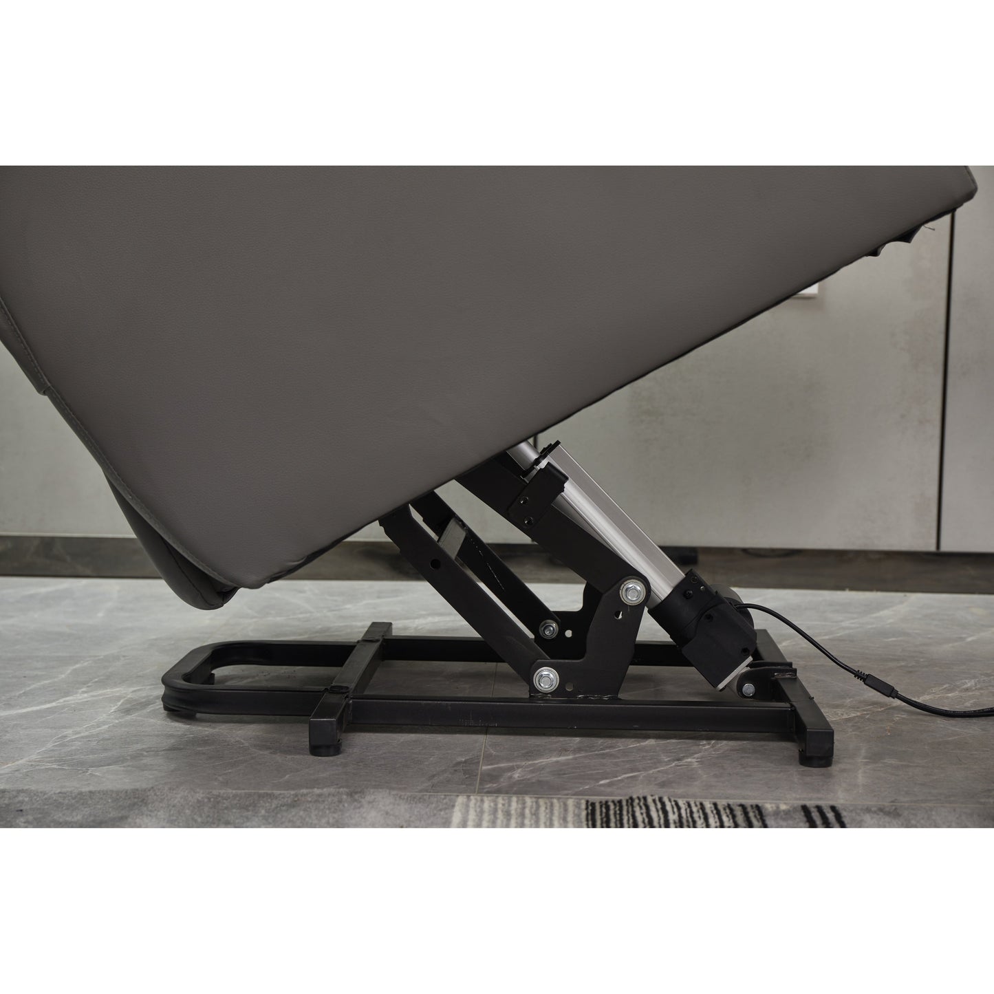 Poltrona reclinabile elettrica in pelle PU per anziani