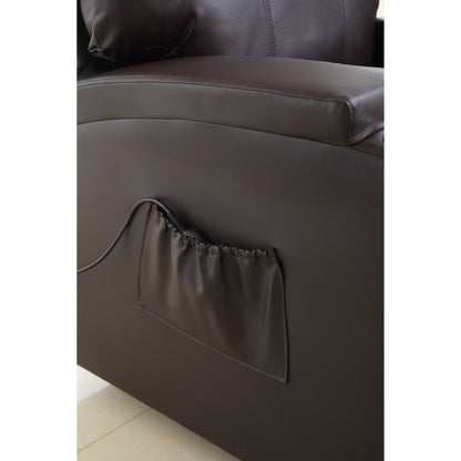 Poltrona reclinabile elettrica in pelle PU per anziani