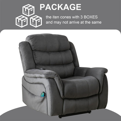 Poltrona reclinabile elettrica per anziani con massaggio e calore