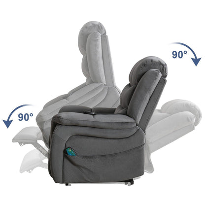 Poltrona reclinabile elettrica per anziani con massaggio e calore