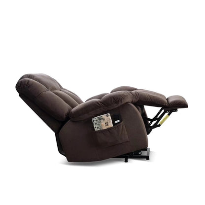 Poltrona reclinabile elettrica per anziani con design imbottito e resistente