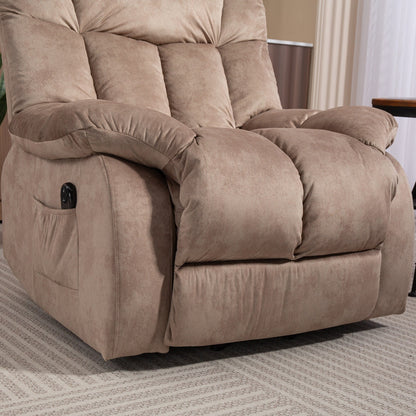 Poltrona reclinabile elettrica per anziani, poltrona reclinabile resistente con meccanismo di movimento di sicurezza e rivestimento confortevole