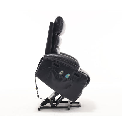 Poltrona reclinabile elettrica con massaggio a 4 vie, riscaldamento e timer