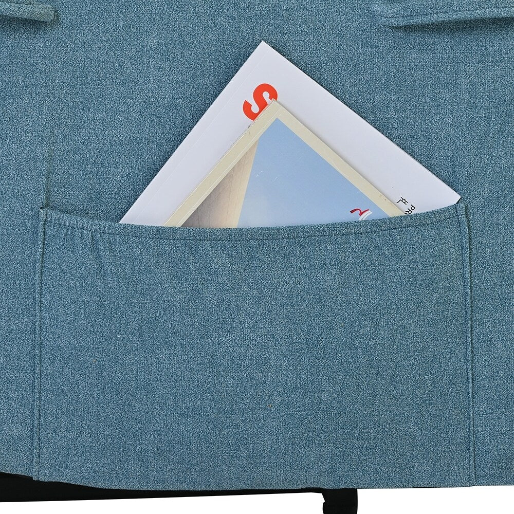 Poltrona reclinabile elettrica con massaggio termico e tasca portaoggetti