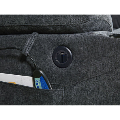 Poltrona reclinabile elettrica con massaggio, riscaldamento, porta USB, tasche laterali, portabicchieri e schienale regolabile, ideale per anziani