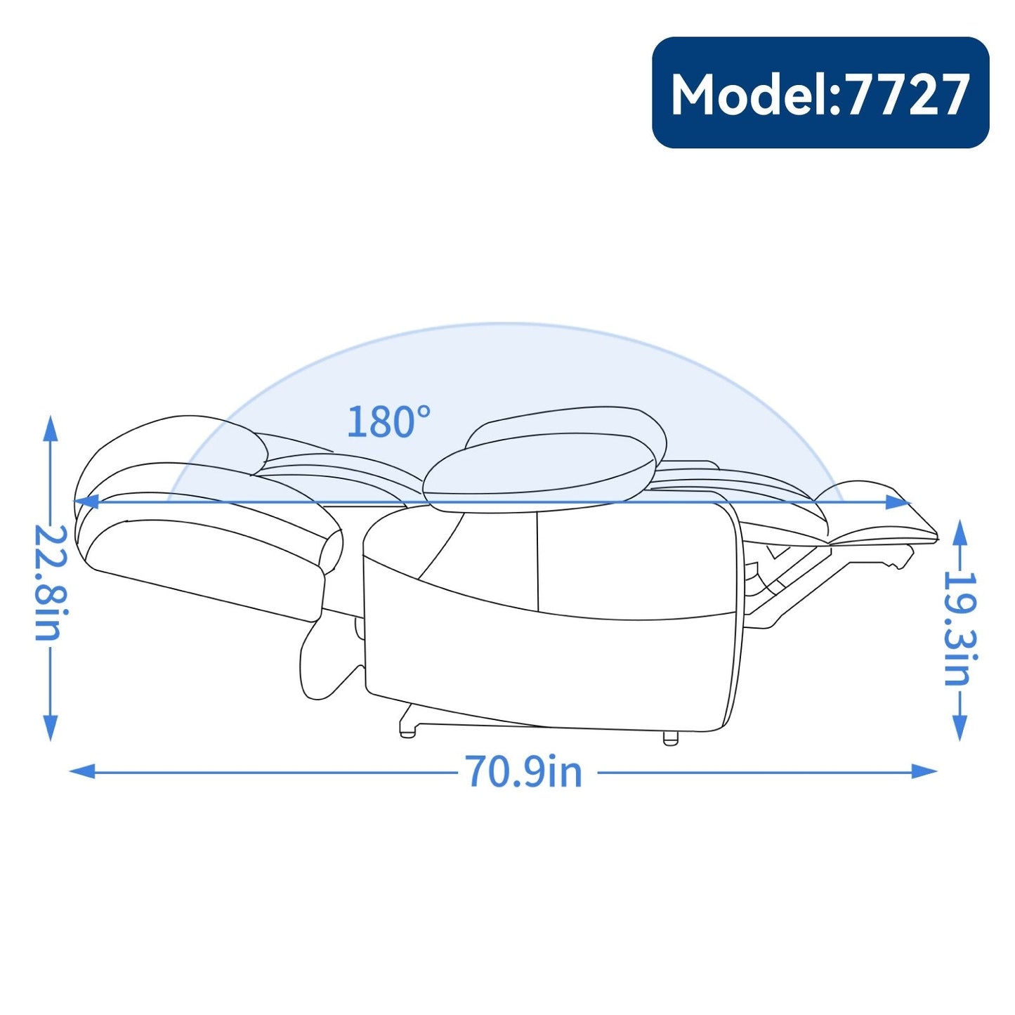 Poltrona reclinabile elettrica