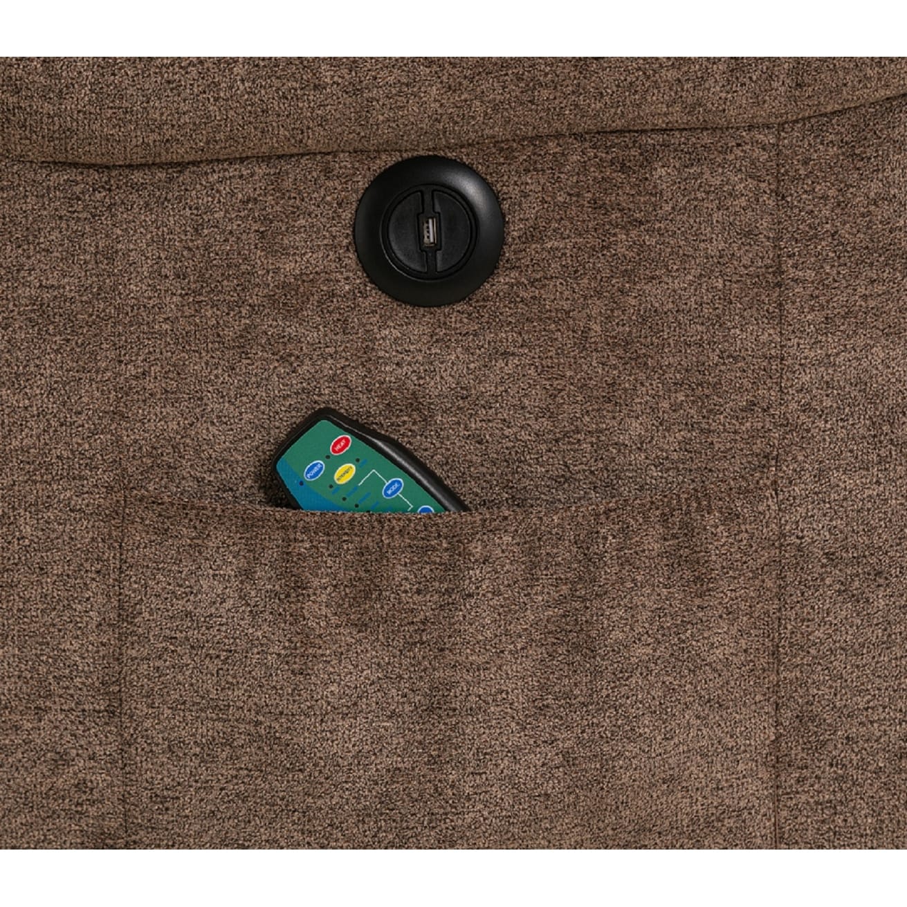 Poltrona reclinabile a dondolo, girevole a 360°, manuale, di grandi dimensioni, per soggiorno