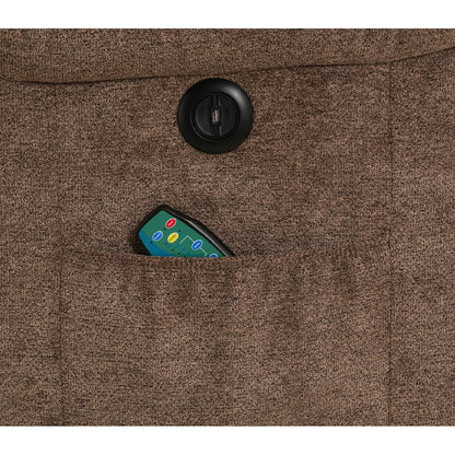 Poltrona reclinabile a dondolo, girevole a 360°, manuale, di grandi dimensioni, per soggiorno