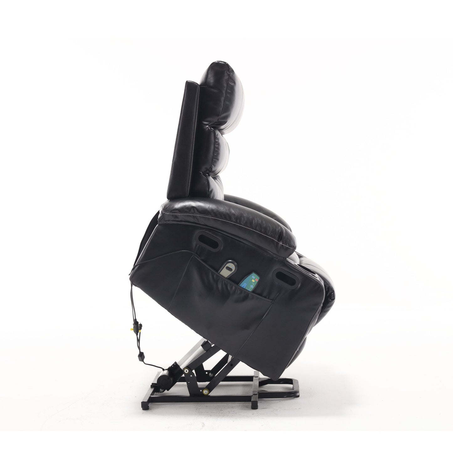 Poltrona reclinabile elettrica con massaggio vibrante a 4 vie e riscaldamento - 5 modalità, 2 livelli di intensità, 3 impostazioni del timer