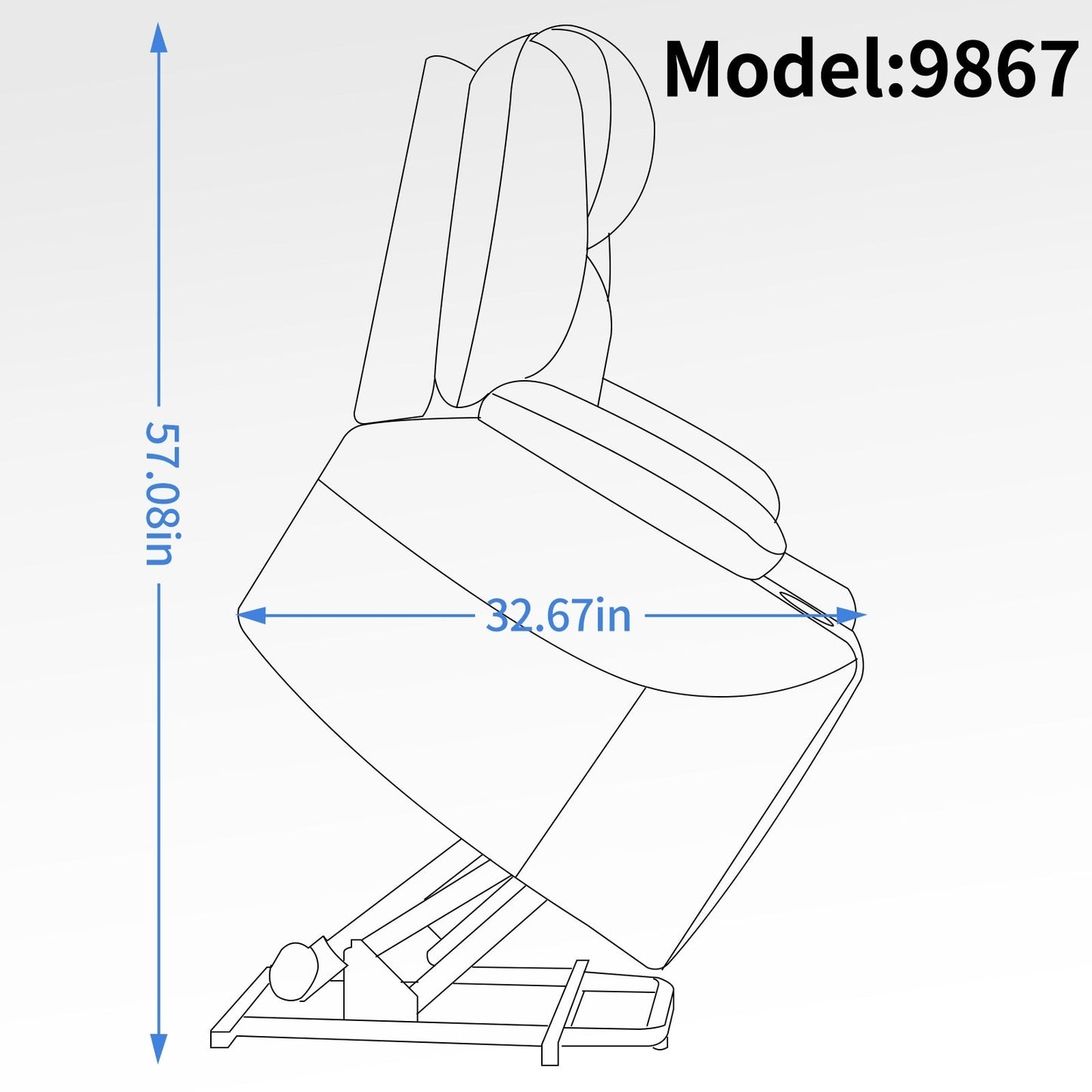 Poltrona reclinabile elettrica con massaggio a 8 punti, riscaldamento lombare, doppia ricarica USB e portabicchieri in acciaio inossidabile