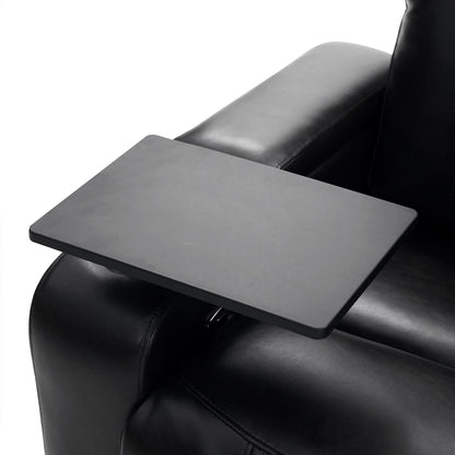 Poltrona reclinabile Nestfair Power Motion con 2 portabicchieri e tavolino girevole a 360°