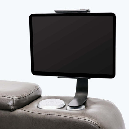 Poltrona reclinabile Power Motion con porta di ricarica USB e bracciolo nascosto, con pratico portabicchieri e stereo