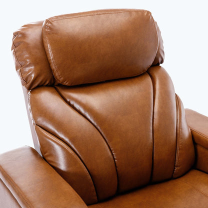 Poltrona reclinabile Power Motion con porta di ricarica USB e bracciolo nascosto, con pratico portabicchieri e stereo