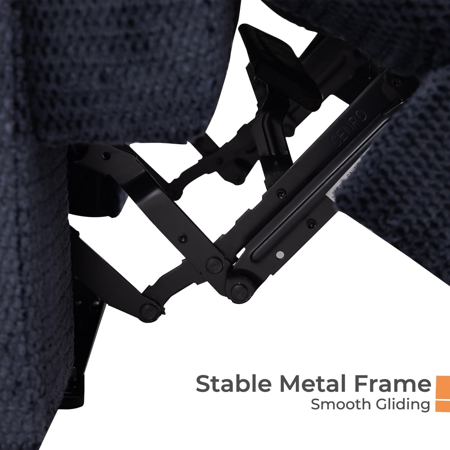 Poltrona reclinabile elettrica di grandi dimensioni, poltrona reclinabile Big Man extra large a gravità zero per soggiorno con porta USB 43L*39W*43H