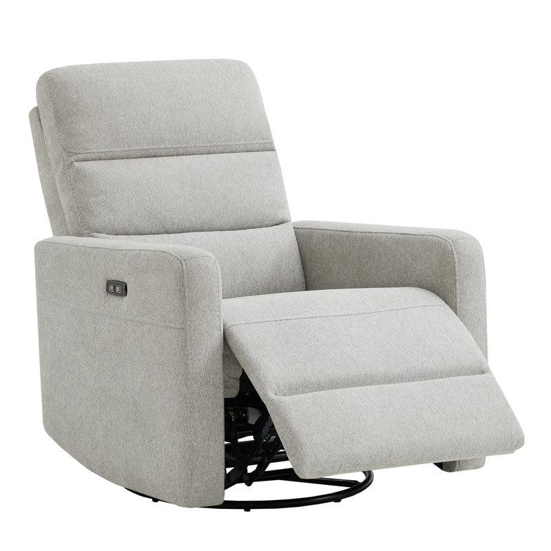 Poltrona reclinabile elettrica Jason con poggiatesta e porte di ricarica USB
