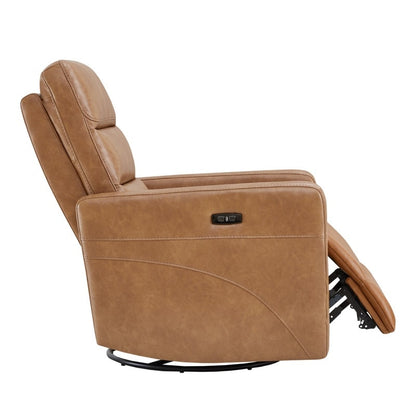 Poltrona reclinabile elettrica Jason con poggiatesta e porte di ricarica USB