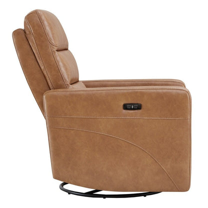 Poltrona reclinabile elettrica Jason con poggiatesta e porte di ricarica USB