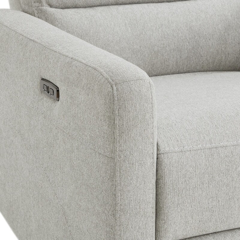 Poltrona reclinabile elettrica Jason con poggiatesta e porte di ricarica USB