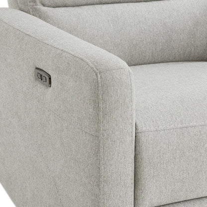 Poltrona reclinabile elettrica Jason con poggiatesta e porte di ricarica USB