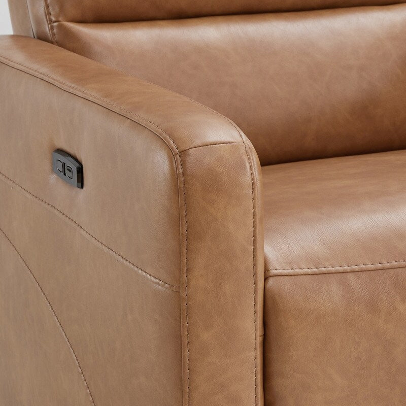 Poltrona reclinabile elettrica Jason con poggiatesta e porte di ricarica USB