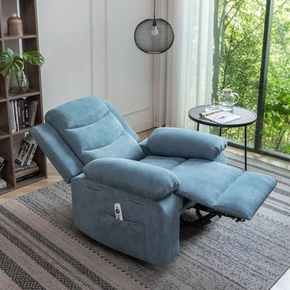 Poltrona reclinabile elettrica con funzione di massaggio regolabile per il soggiorno