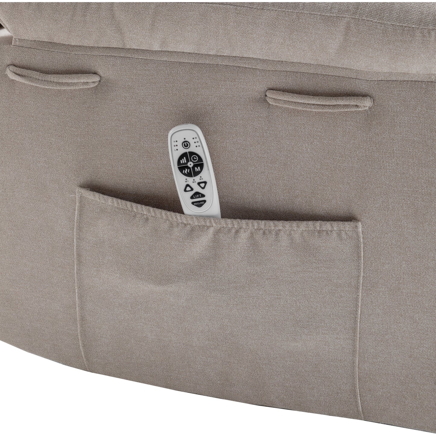 Poltrona reclinabile elettrica con funzione di massaggio regolabile