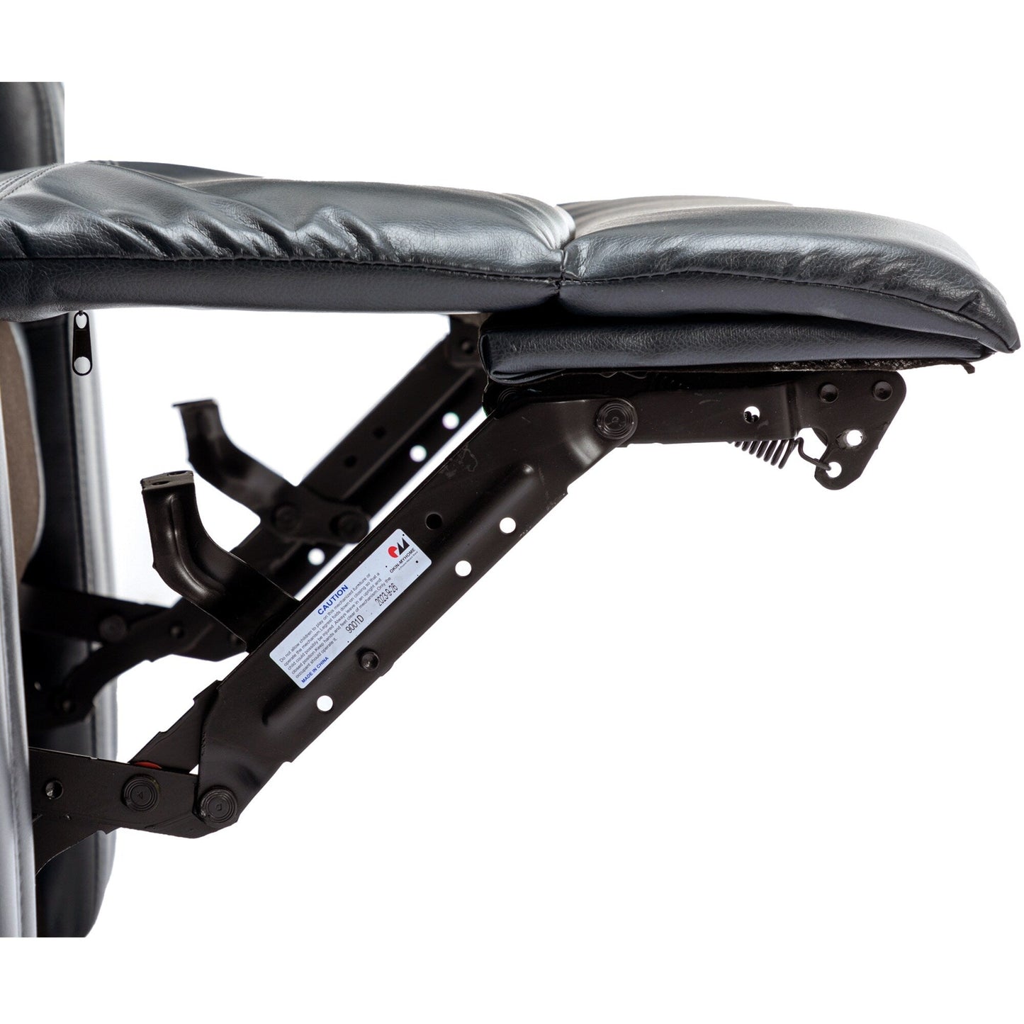 Poltrona reclinabile elettrica con portabicchieri refrigerante, altoparlante Bluetooth, luci LED, porte USB, tavolino e spazio nascosto