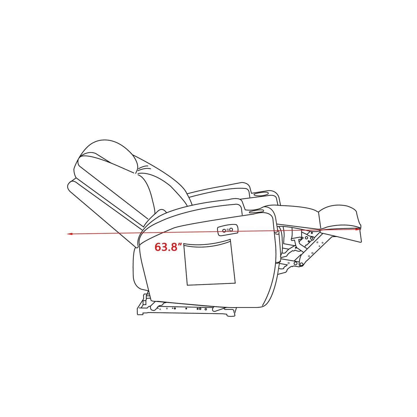 Poltrona reclinabile elettrica