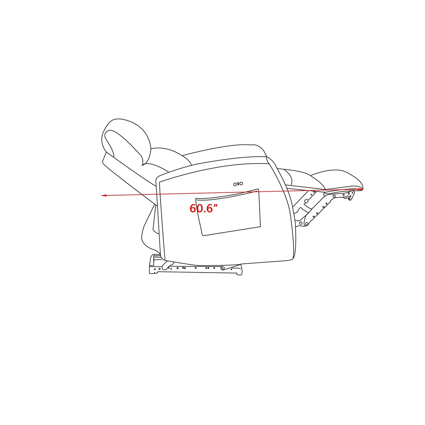 Poltrona reclinabile elettrica