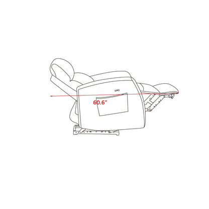 Poltrona reclinabile elettrica