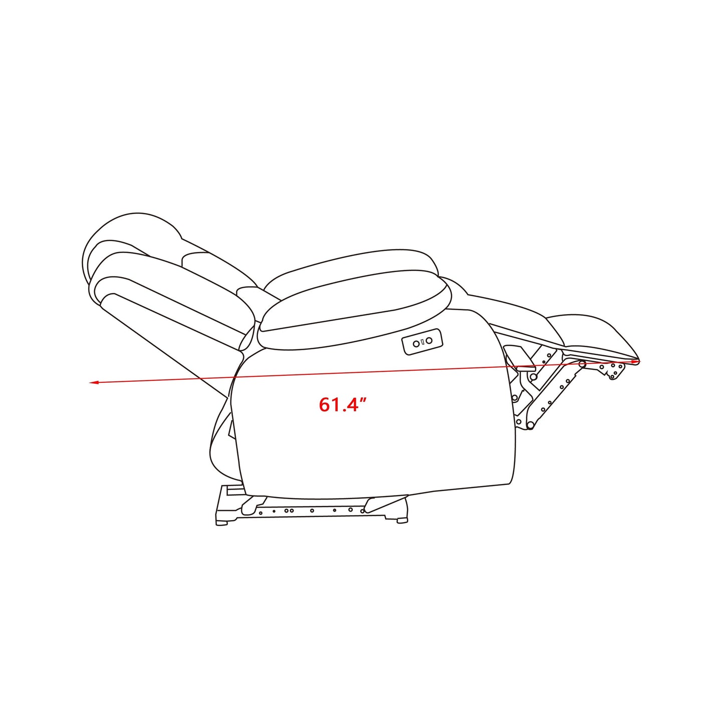 Poltrona reclinabile elettrica