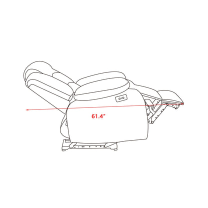 Poltrona reclinabile elettrica