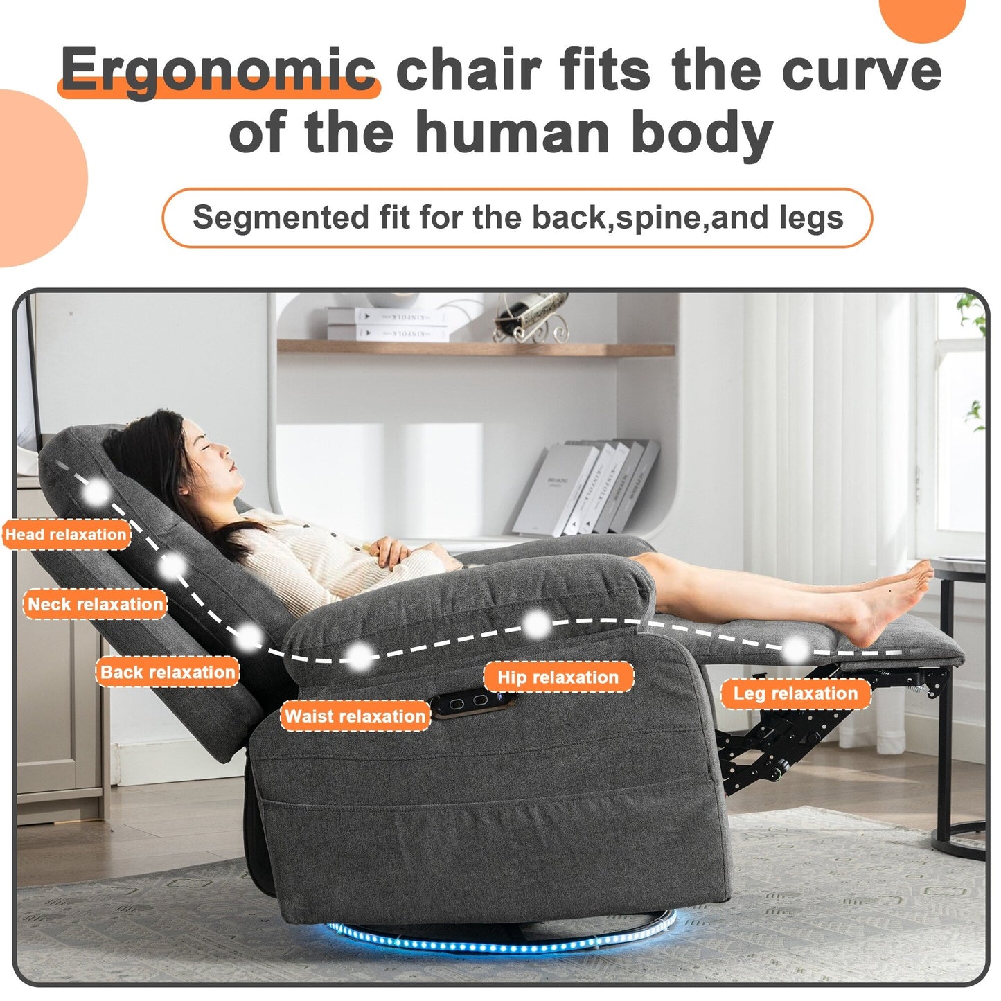 Poltrona reclinabile elettrica